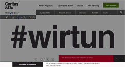 Desktop Screenshot of caritas-wien.at